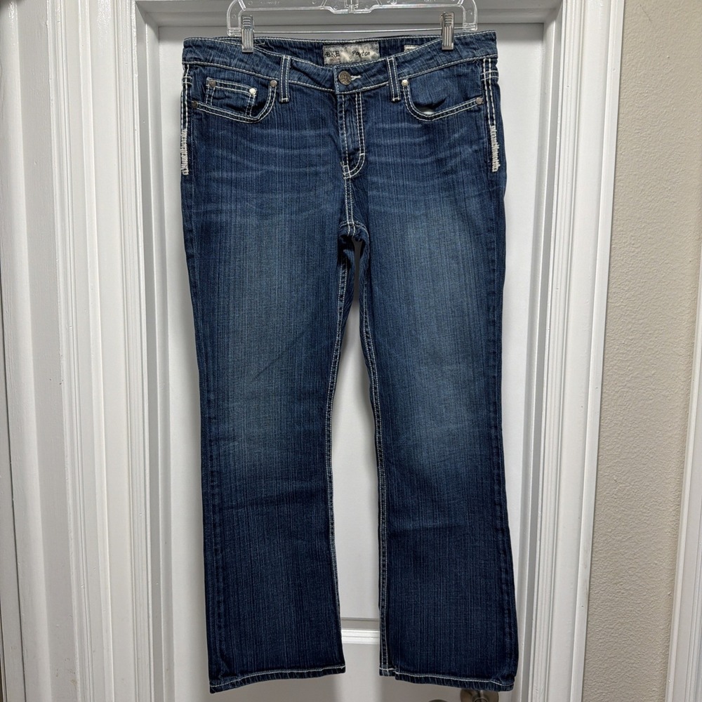 BKE Payton Jeans 32x29.5 Blue Medium Wash Stretch Denim Womens